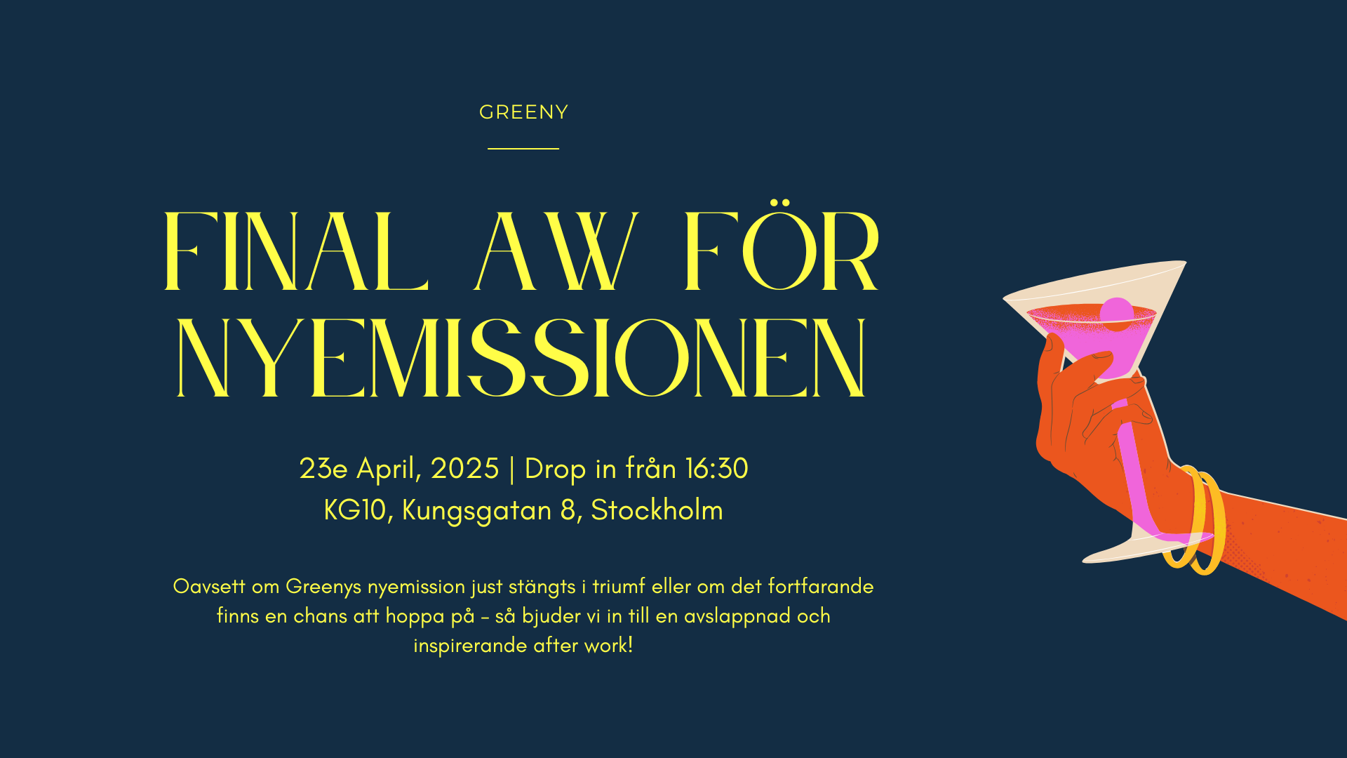 onsdag 23 april